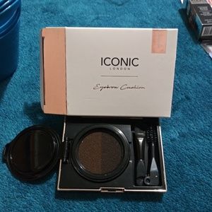 Iconic London Eyebrow Cushion - Dark Hair
